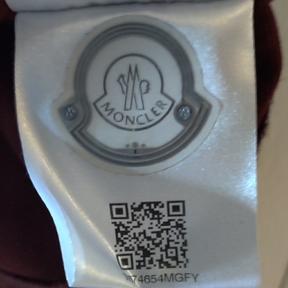 Moncler Grenoble polo wine and royal blue - Picture 7 of 7